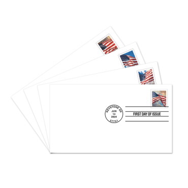 U.S. Flags 2024 First Day Cover (Coil of 3,000)