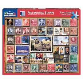 Presidential Stamps 1,000 Piece Jigsaw Puzzle