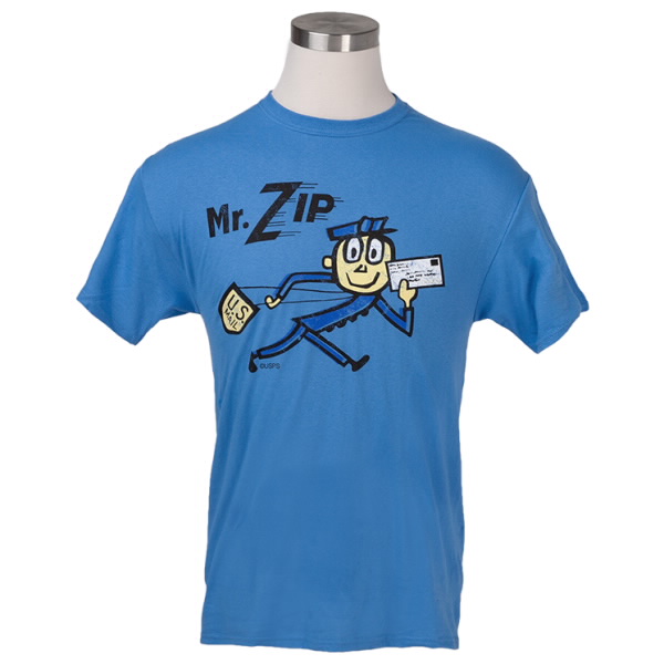 Mr Zip® T Shirt Blue