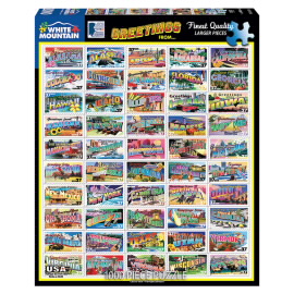 State Greetings Stamps 1,000 Piece Jigsaw Puzzle