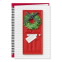 Red Door Mail Envelope with Wreath Greeting Card