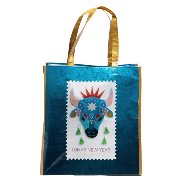 Lunar New Year Year of the Ox Tote Bags Pack of 5