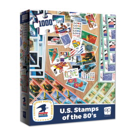 USPS® U.S. Stamps of the 80's 1,000 Piece Jigsaw Puzzle