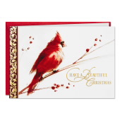 Cardinal on Holly Boxed Cards image