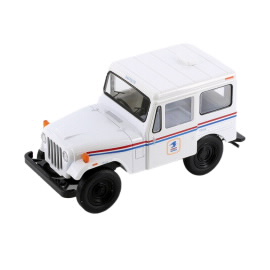 USPS® Pull Back Jeep, White