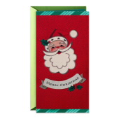 Retro Santa Money Gift Card Holder image