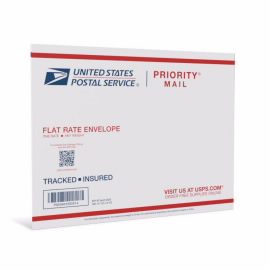 usps (priority mail flat rate envelope)