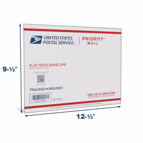 usps priority mail flat rate padded envelope dimensions