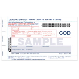 Collect on Delivery Forms