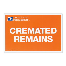 Cremated Remains Labels