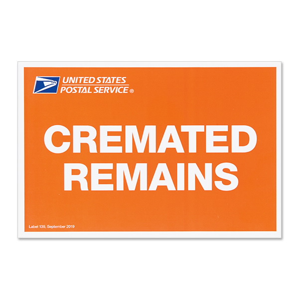 Cremated Remains Labels | USPS.com