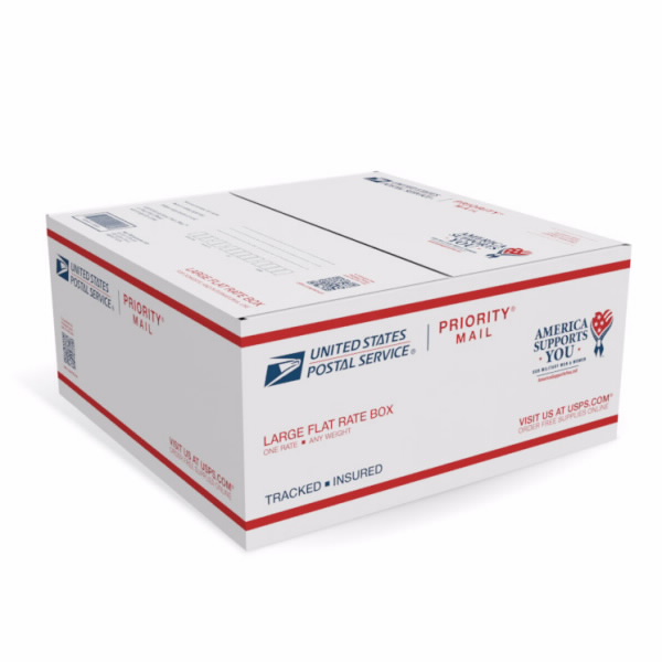 how large is a usps flat rate box