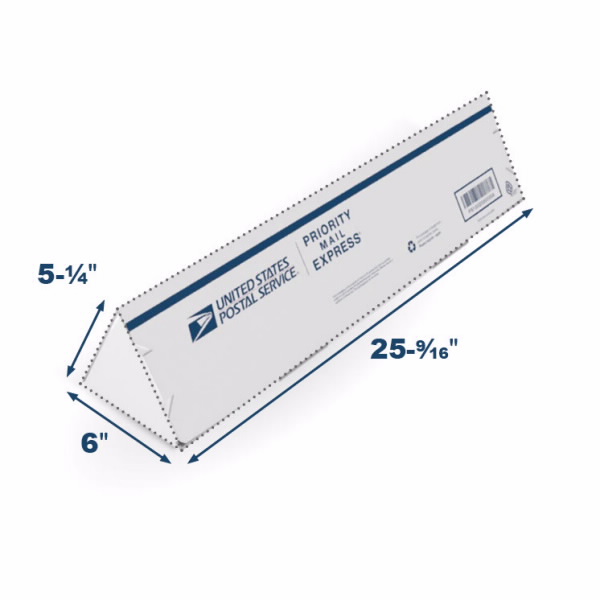 DualUse Priority Mail®/Priority Mail Express® Small Tube Box