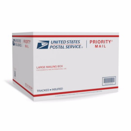 large flat rate priority mail box