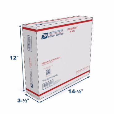 usps priority large flat rate box size