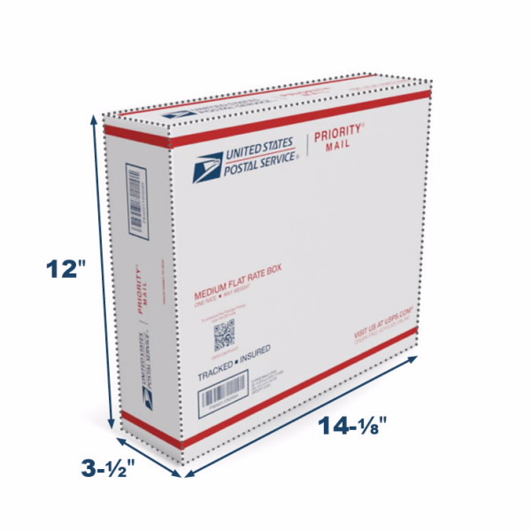 usps flat rate box sizes and cost