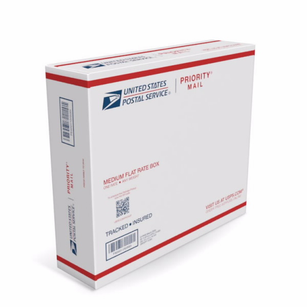what is the size of usps medium flat rate box