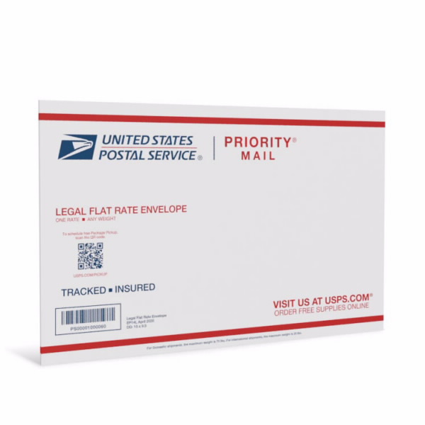 Priority Mail® Forever Prepaid Flat Rate Legal Envelope | USPS.com