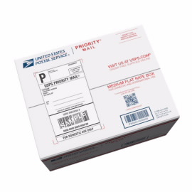 usps priority mail large flat rate box size