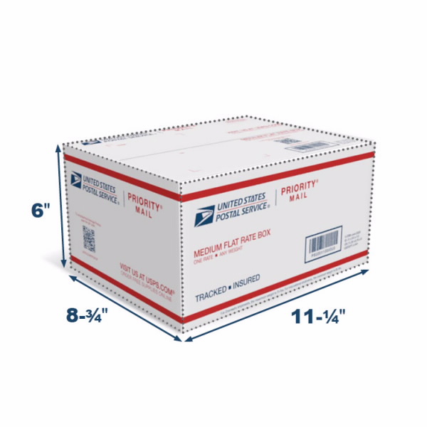 usps priority mail small flat rate box dimensions
