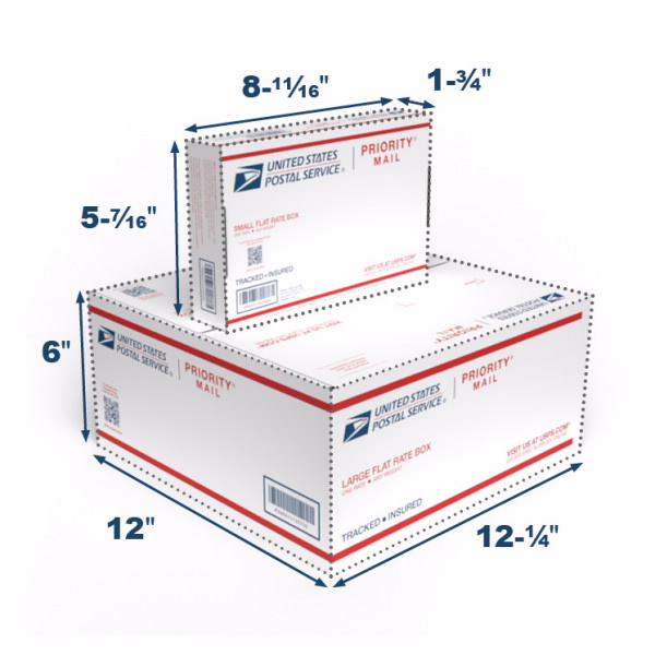 Priority Mail Flat Rate® Boxes Variety Pack | USPS.com