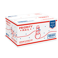 can i use a medium flat rate box for regular priority mail