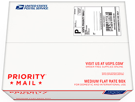 can i use a regular priority mail box for flat rate