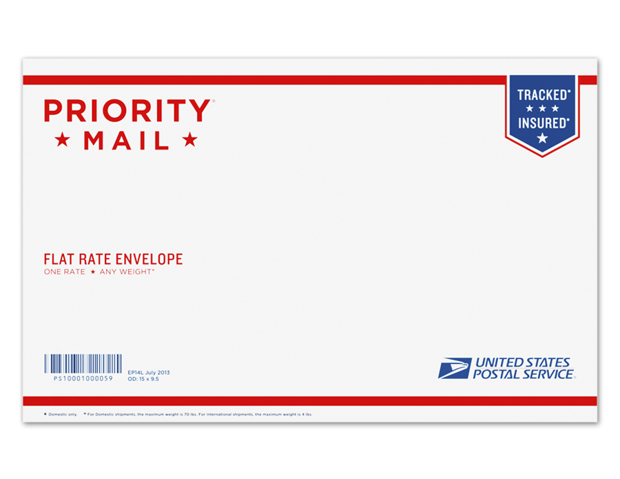 usps priority mail envelope cost